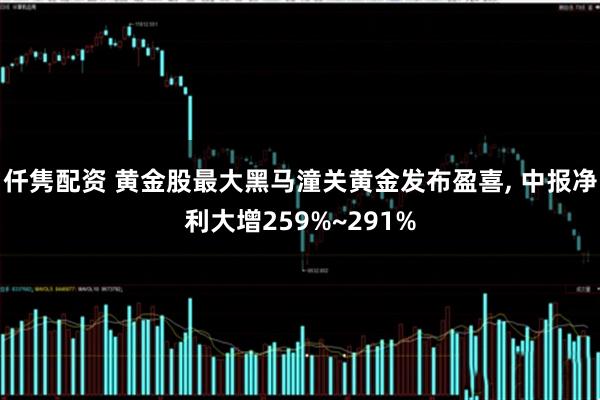 仟隽配资 黄金股最大黑马潼关黄金发布盈喜, 中报净利大增259%~291%