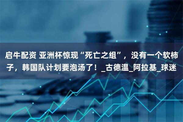 启牛配资 亚洲杯惊现“死亡之组”，没有一个软柿子，韩国队计划要泡汤了！_古德温_阿拉基_球迷