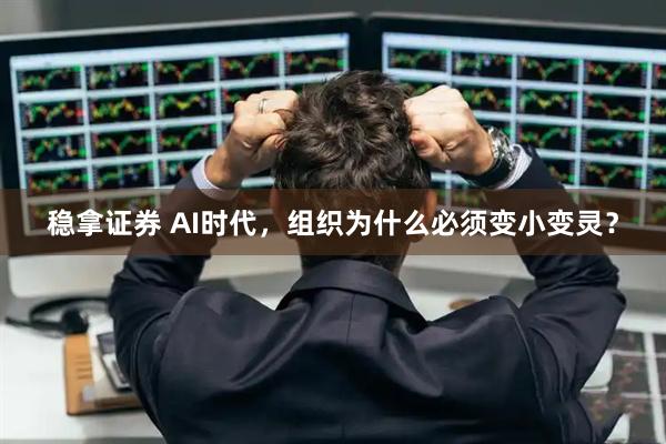 稳拿证券 AI时代，组织为什么必须变小变灵？